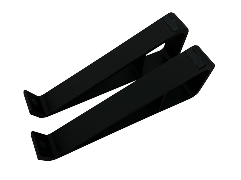 DDJ-FLX4 Stands -NO sides- Higher Raised *BLACK* (pair) With Anti-slip Grips