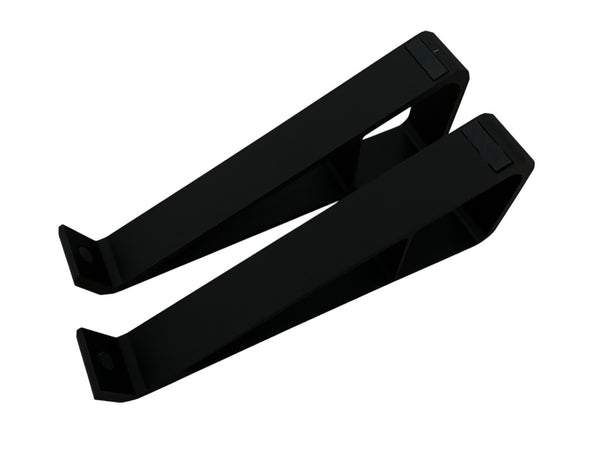 DDJ-FLX4 Stands -NO sides- Higher Raised *BLACK* (pair) With Anti-slip Grips