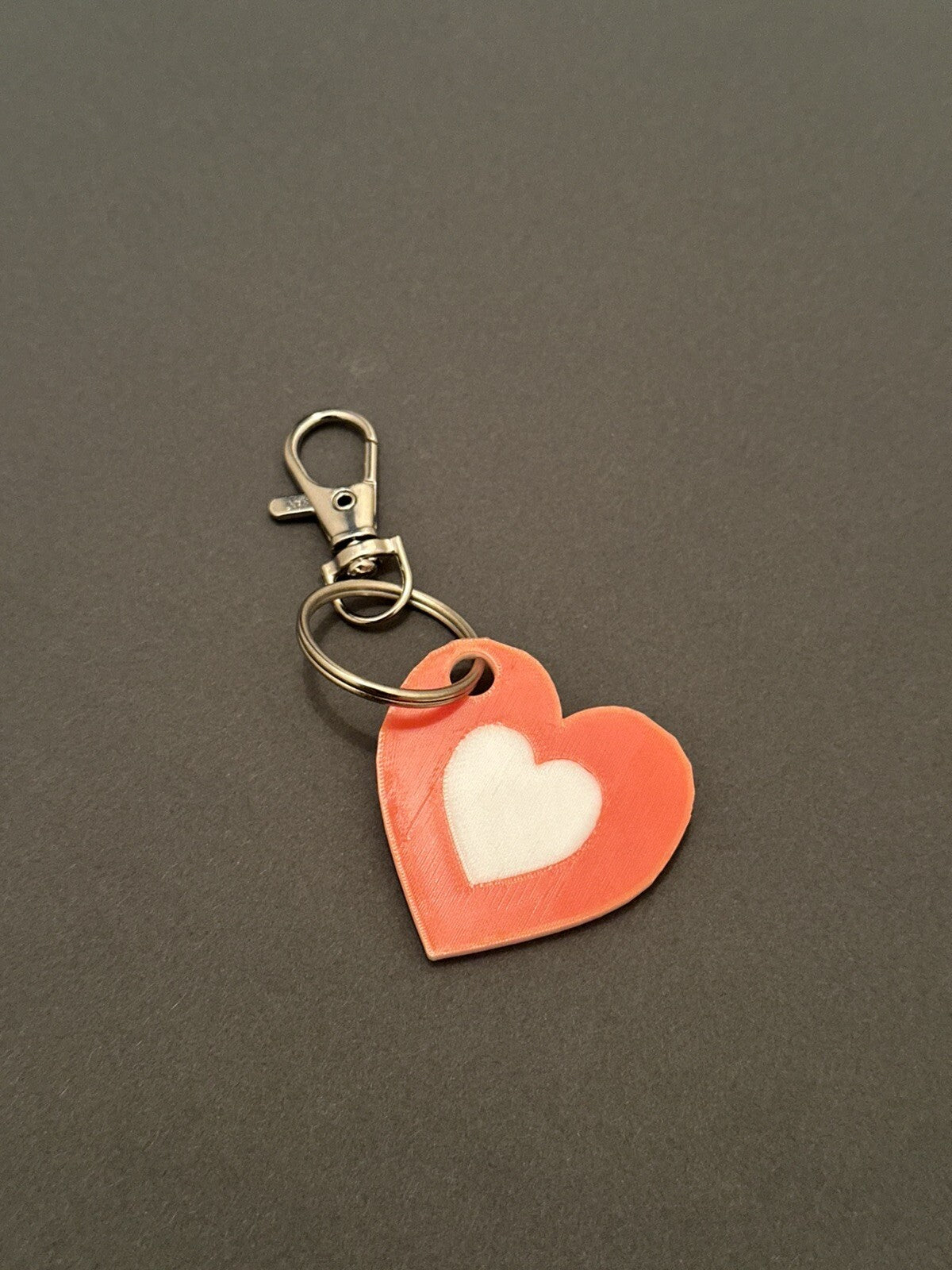 Love Heart Keychain- 3D Printed
