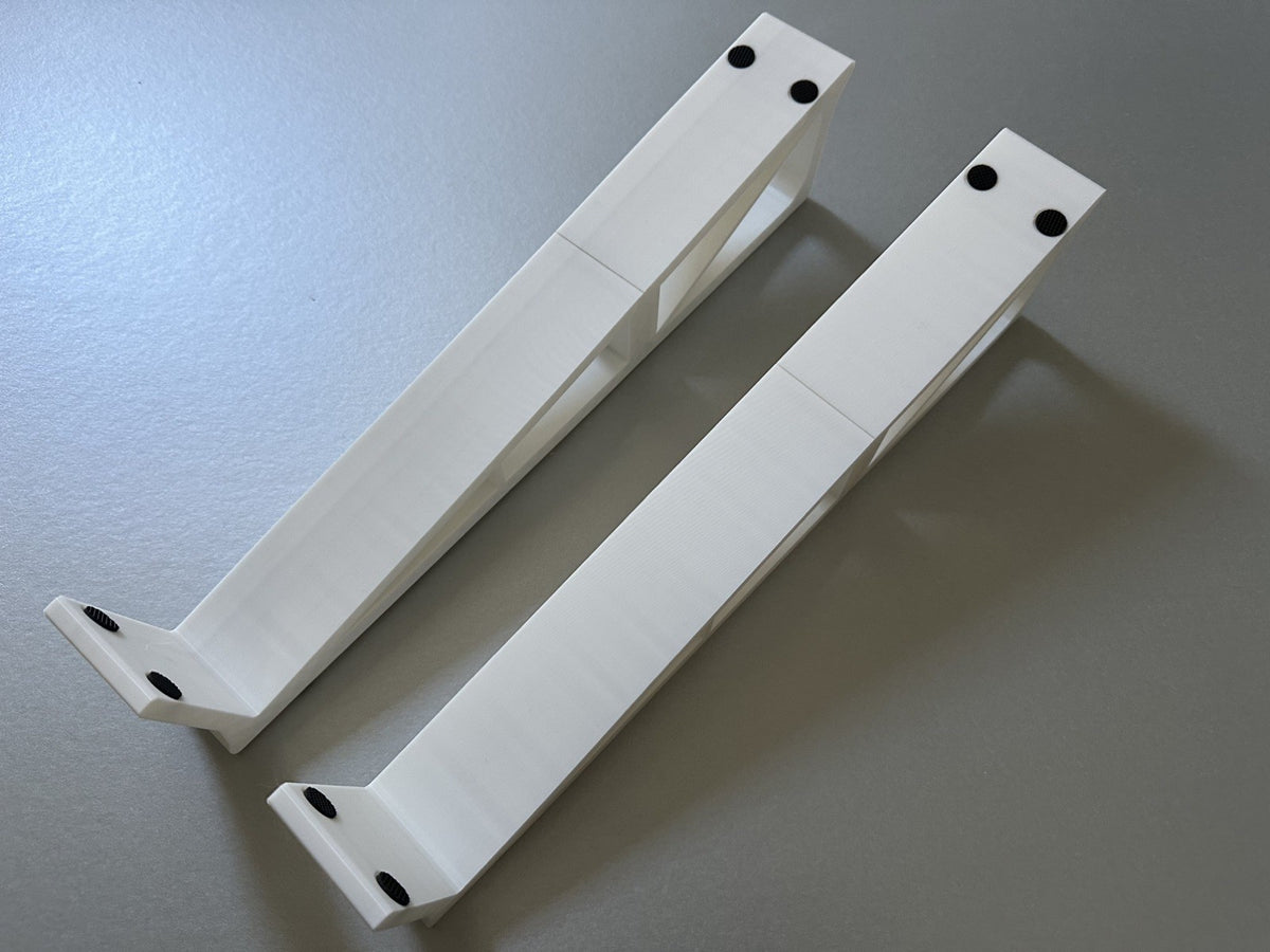 WHITE Denon MC7000 Stands (pair) With Anti-slip Grips