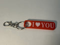 3D Printed I Love You keychain