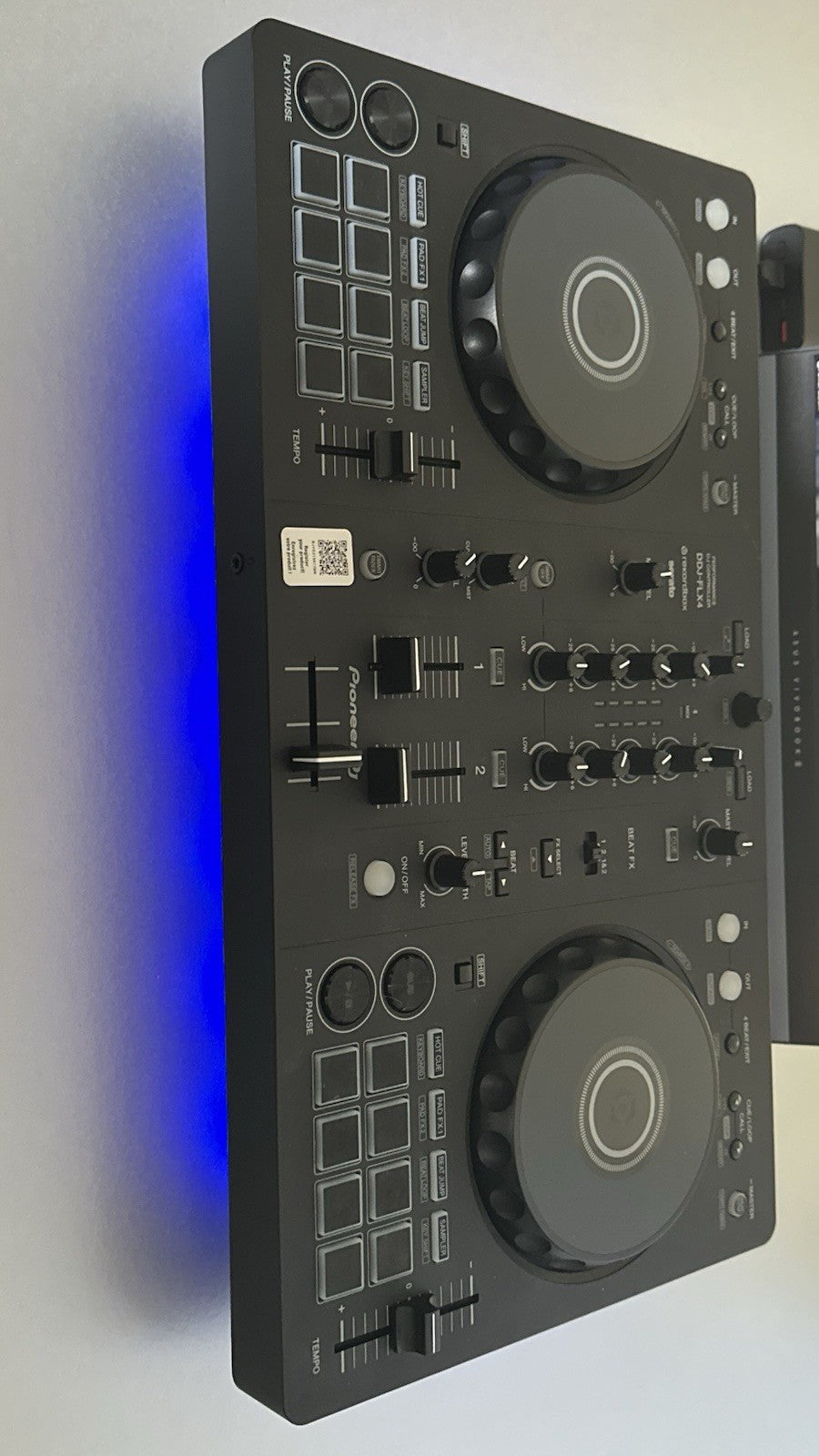 LED Raiser For DDJ-FLX4 With Remote+App Control And Space For Laptop