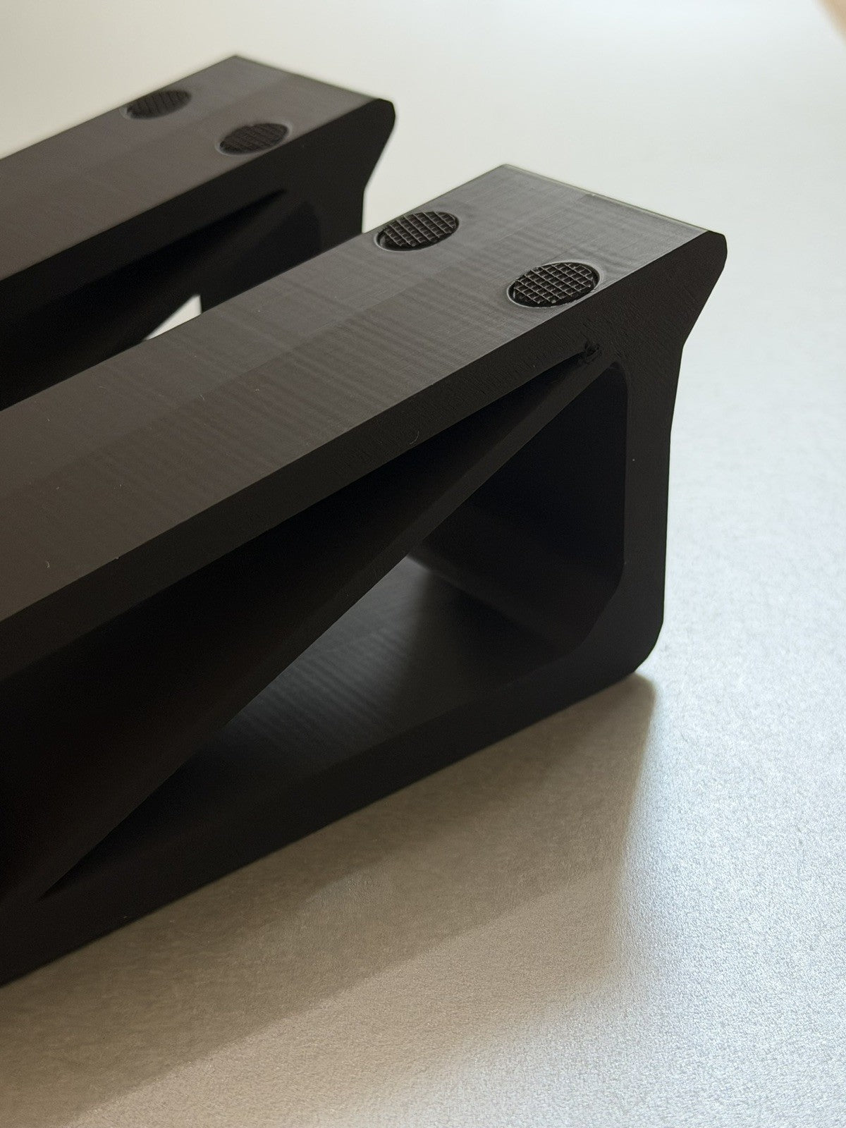 BLACK Denon MCX8000 Stands (pair) With Anti-slip Grips