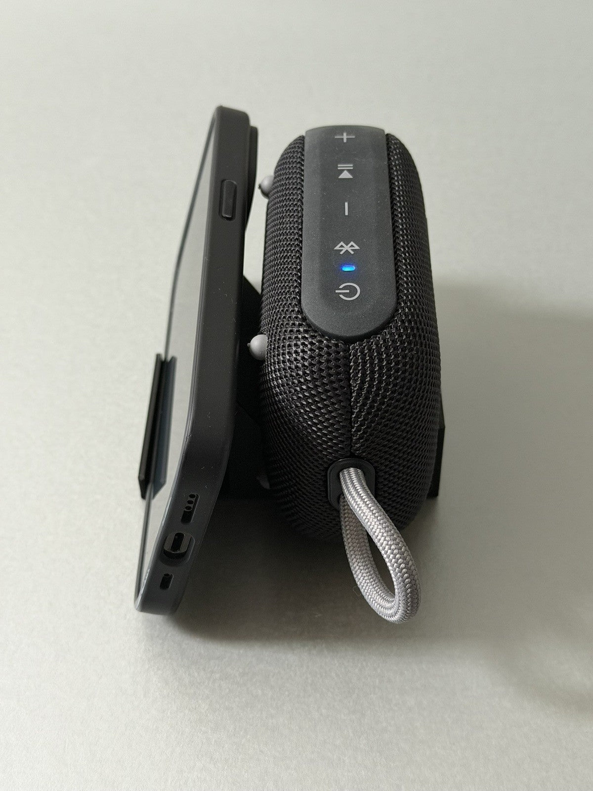 2-in-1 Stand Compatible With Soundcore Select 4 Go +Phone (With Anti-Slip Grips)