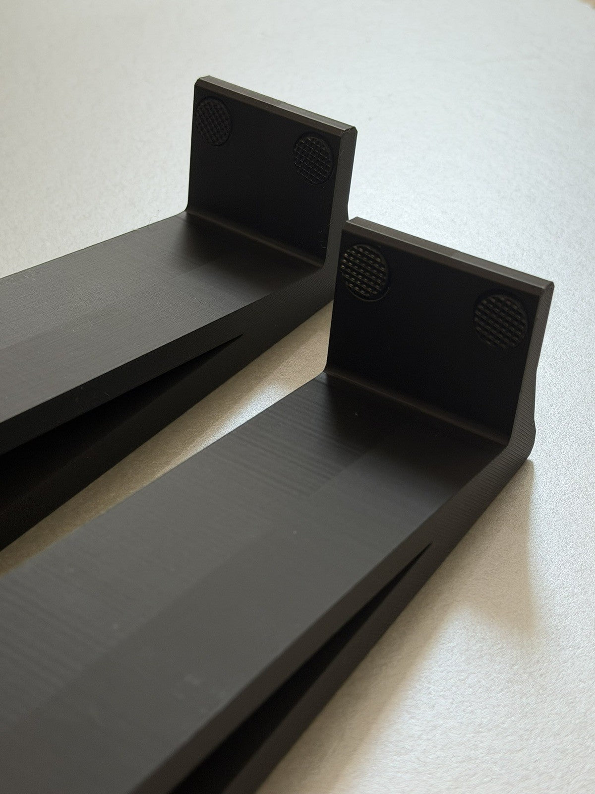 BLACK Denon MCX8000 Stands (pair) With Anti-slip Grips
