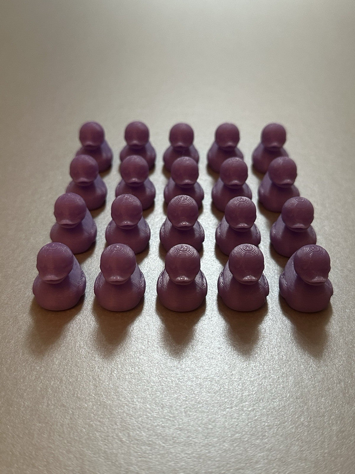 Mini Ducks- 20 Pack Purple