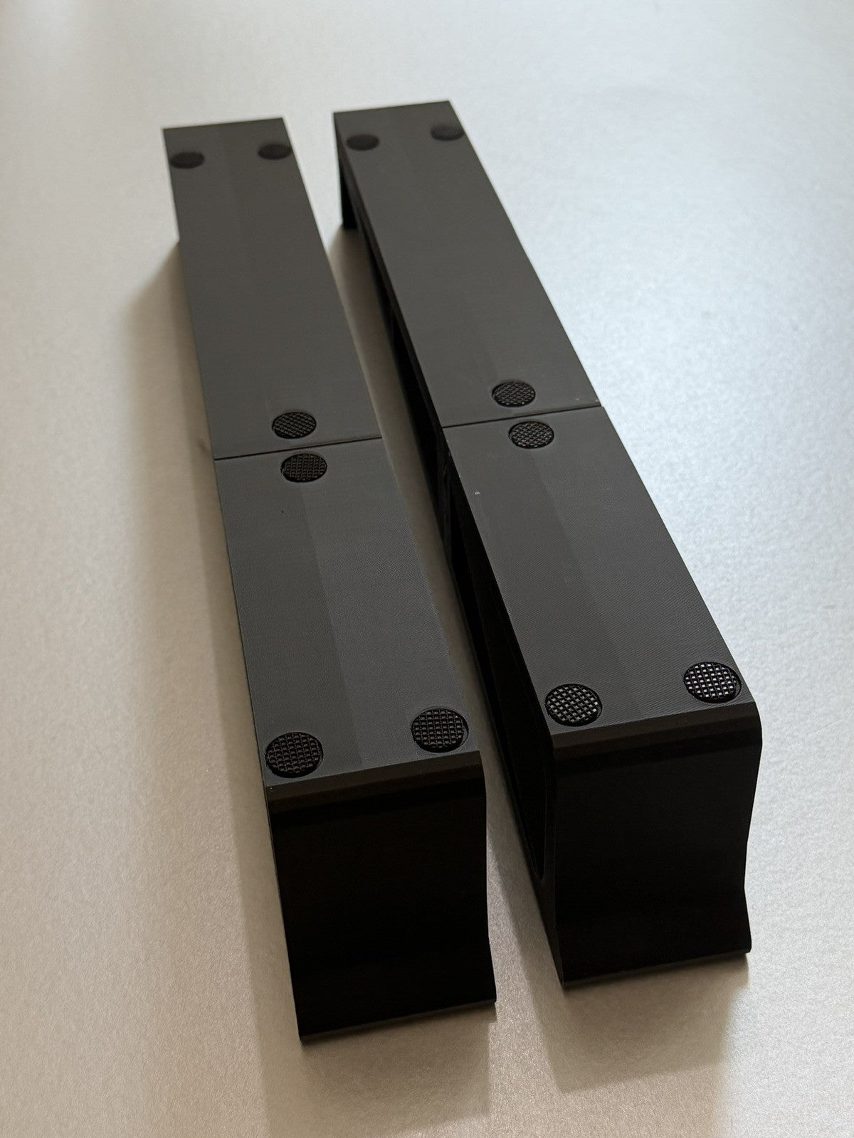 BLACK Denon MCX8000 Stands (pair) With Anti-slip Grips